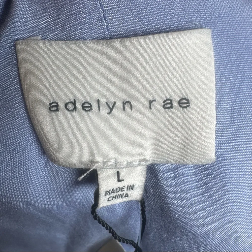 Adelyn Rae Sky Blue Sleeveless Tiered Maxi Dress NWT - Picture 6 of 9